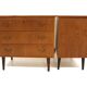 Set de 2 commodes scandinave en teck, Suède, 1950