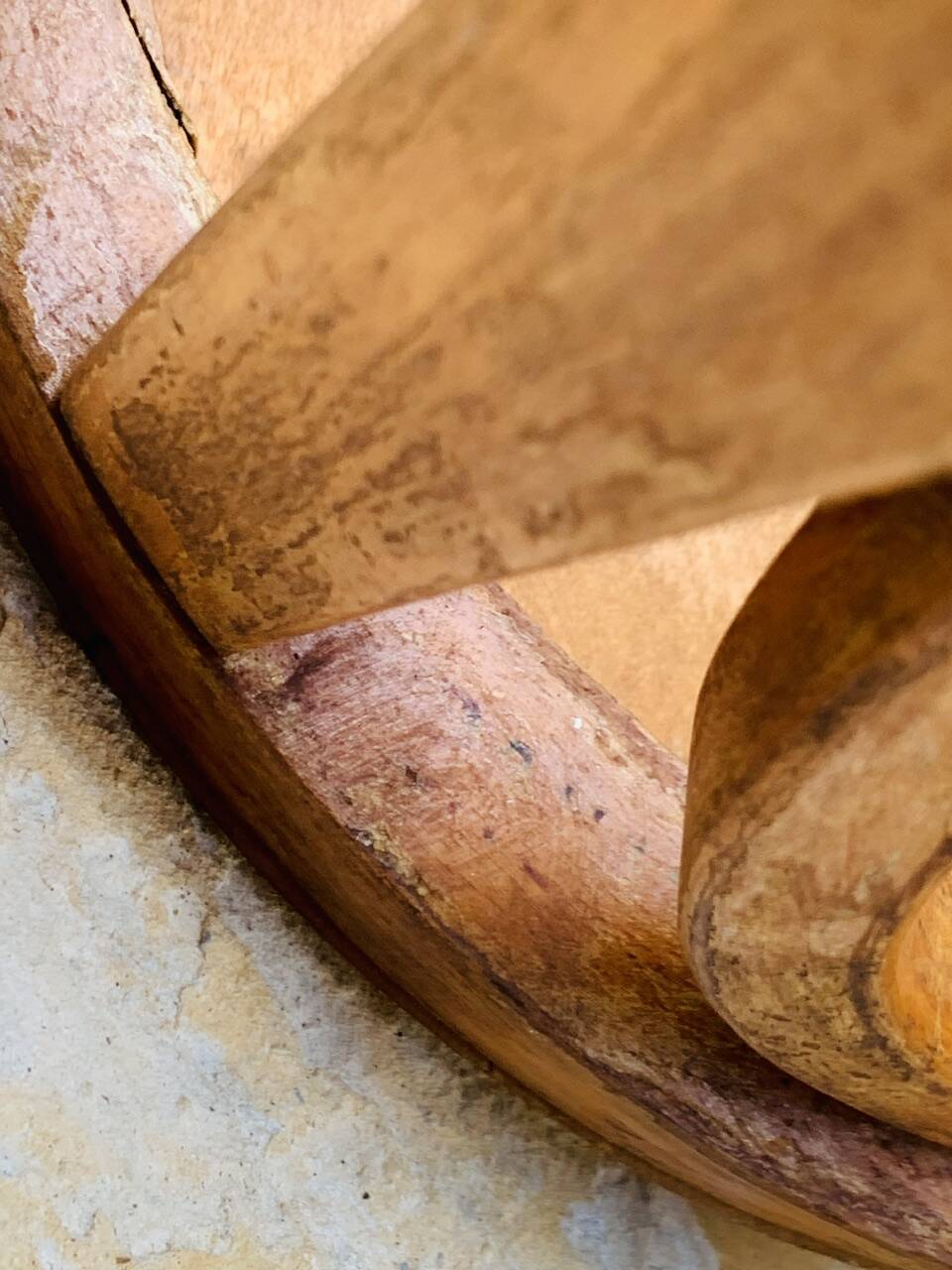Curved Wood Stool Vintage, Baumann, Circa 1950s/1960s