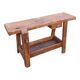 Wooden carpenter's workbench