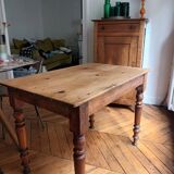 Table bistrot, de ferme, XIXème siècle
