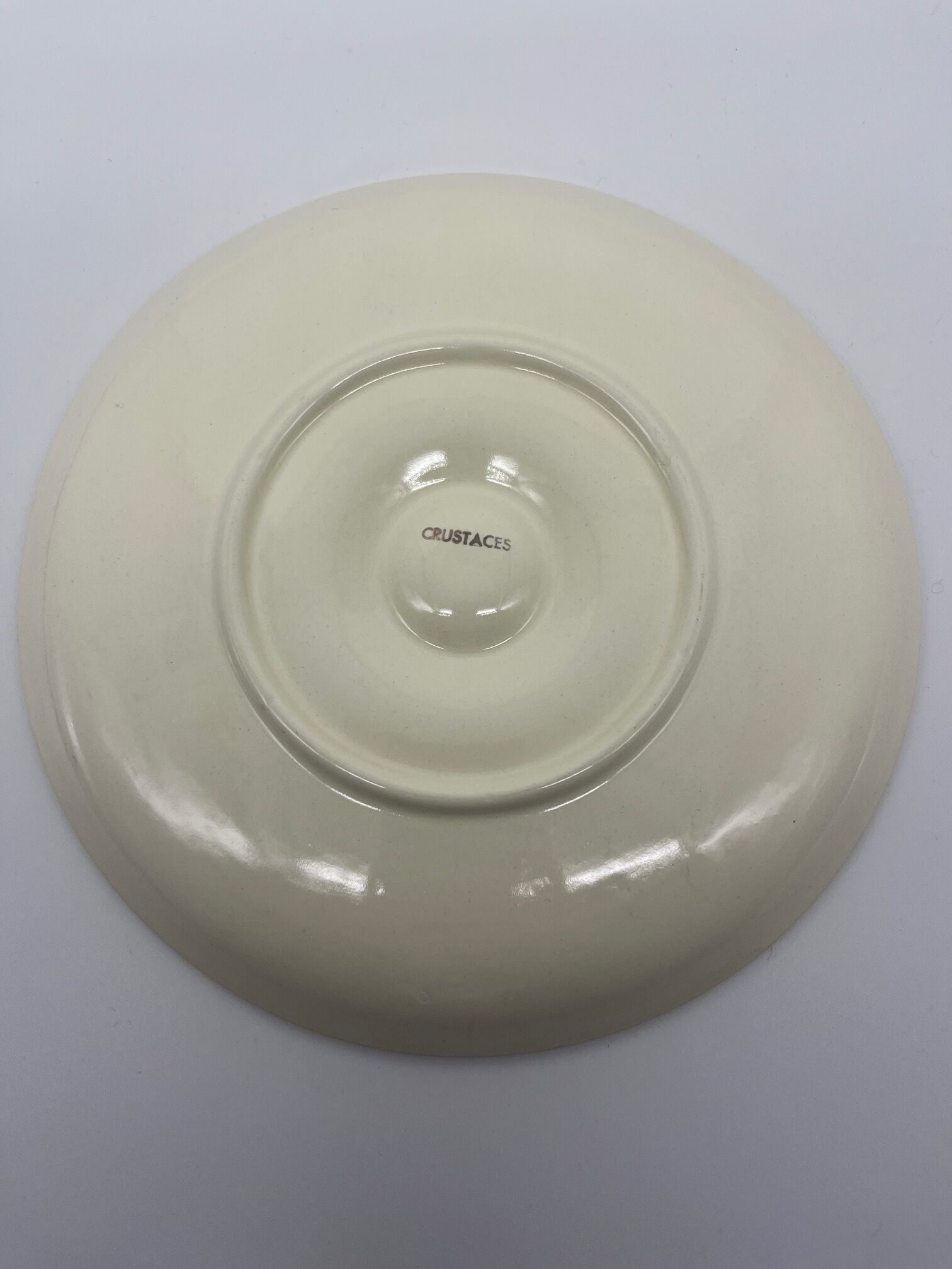 Vintage oyster plates