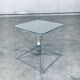 Cubist coffee table with lamp attributed to Max Sauze, France 1960s
