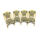 Série de 4 chaises de terrasse parisienne