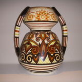 Signed Paul search Quimper faience vase