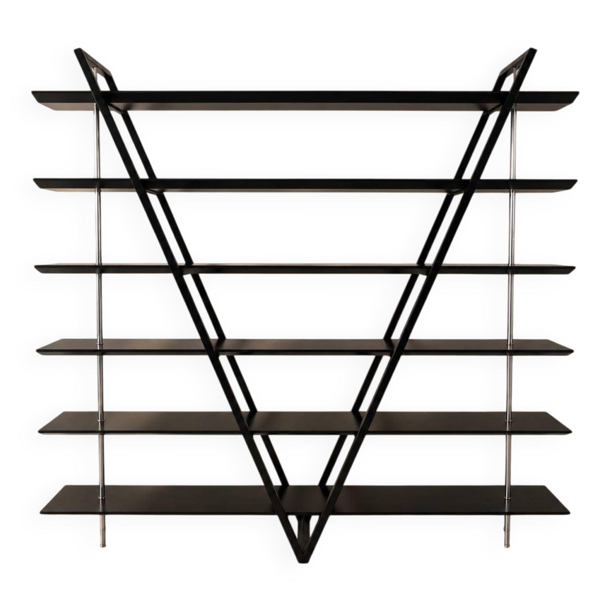 Large Italian postmodern free standing wall unit, 1980s
