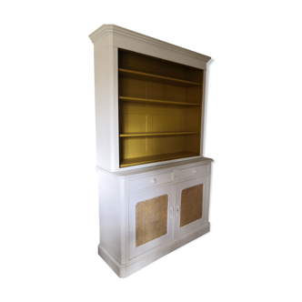 Vintage buffet cupboard restyled cannage