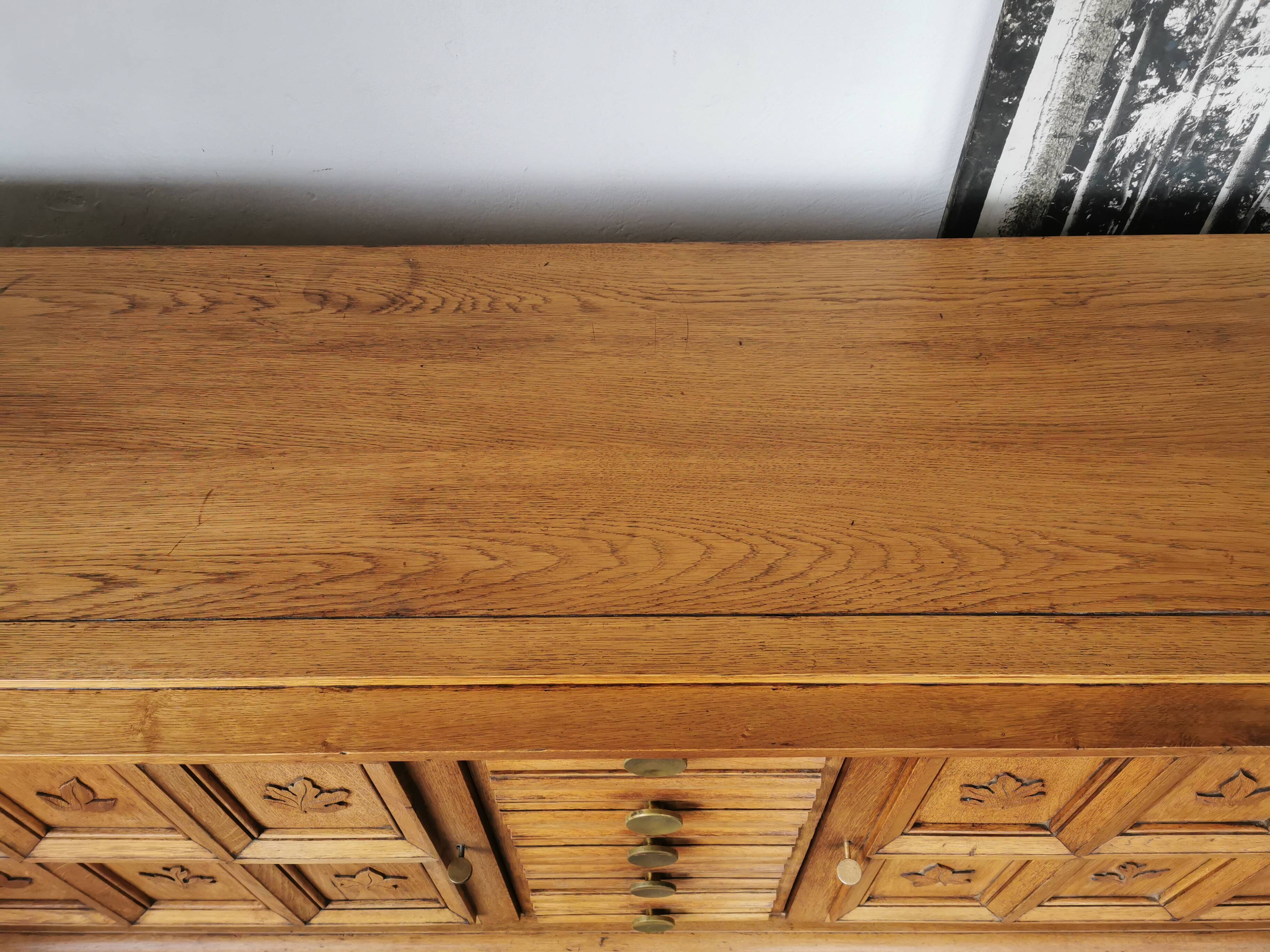 Solid oak sideboard from the 40s