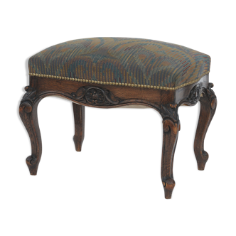 Louis XV style carved wooden stool