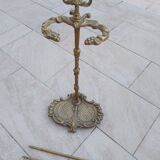 Bronze fireplace servant