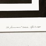 Risograph reproduction of 30 copies hand-signed by Guido de Boer. "Small Gray No. 3".