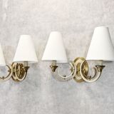 Paire d’appliques shabby chic Néo Classique de 1930
