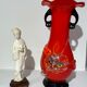 Vase Murano rouge années 70