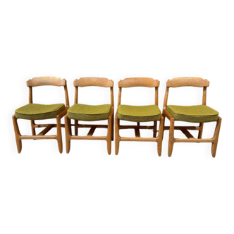 Set of 4 chairs model "Véronique" – Guillerme & Chambron
