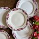 Set of 6 antique flat plates - Saint Amand Céranord