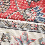 2x8 red floral turkish runner rug.77x261cm