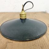 Industrial Dark Blue Enamel Light, 1930s