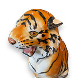 Tiger in glazed italian ceramic
