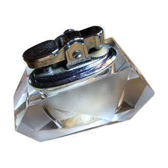 Baccarat crystal table lighter