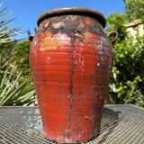Terracotta pottery jar
