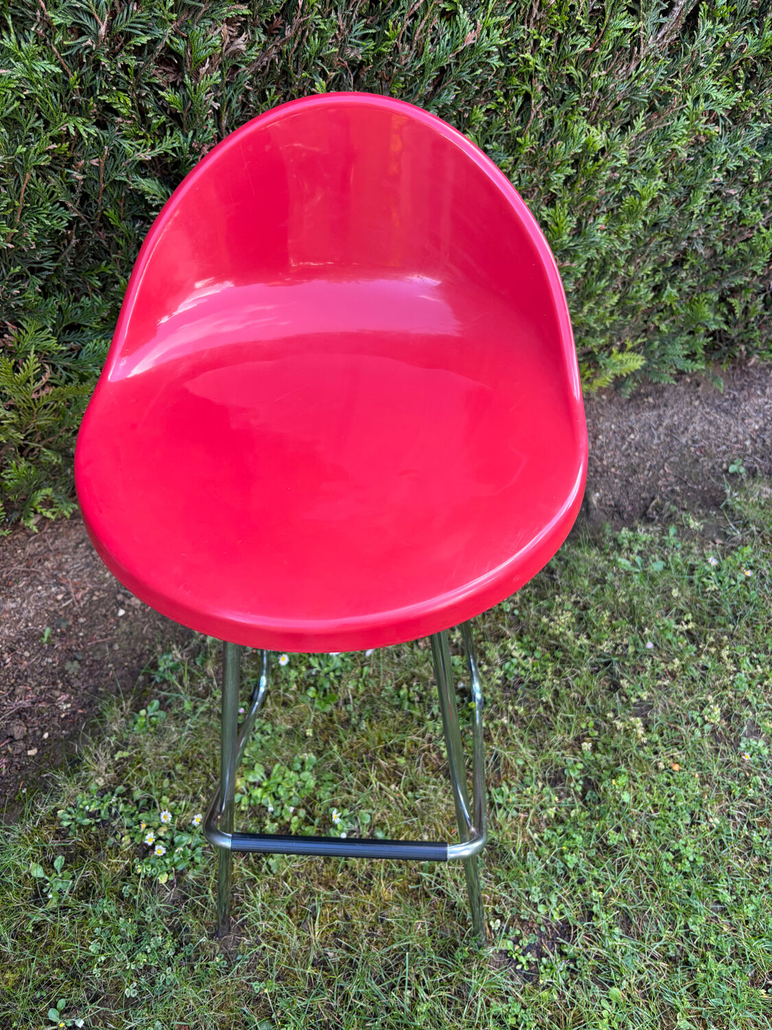 Vintage high stool by Roberto Foschia