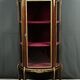Small mahogany display cabinet, Louis XV to Louis XVI transition style – early 20th century.