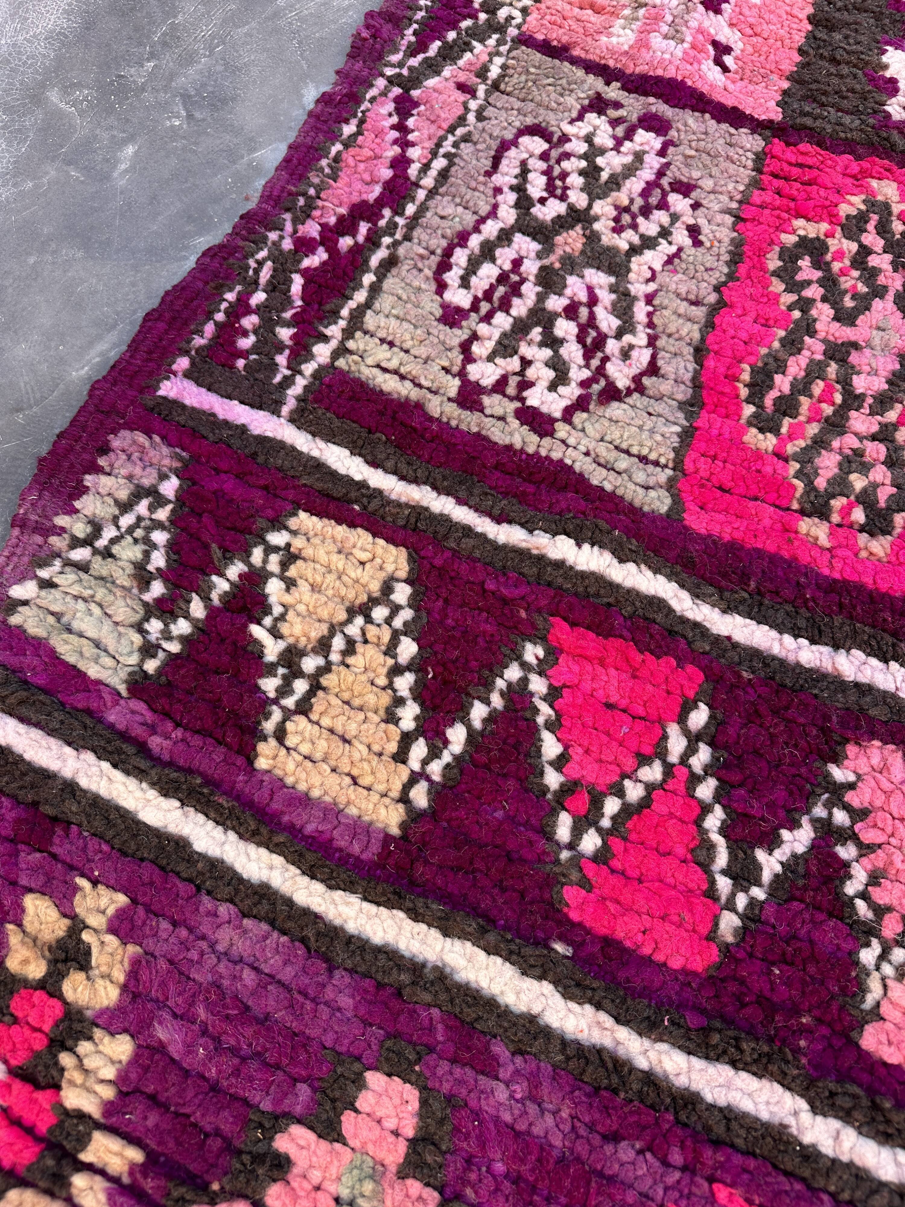 Wool corridor carpet - 120 x 557 cm