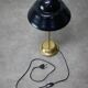 Mid-century Italian Brass & Glass Table Lamp, 1960s