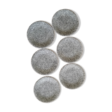 Suite of 6 dessert plates