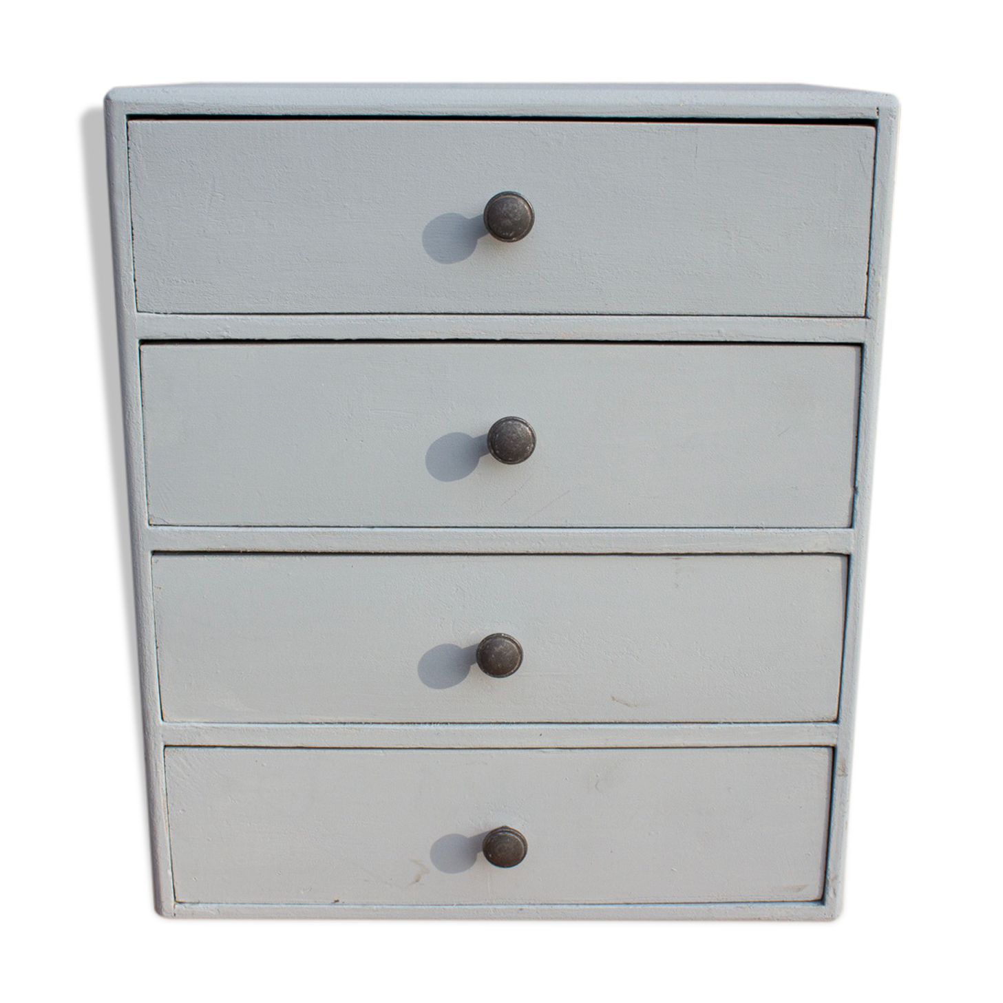 Old small cupboard with 4 drawers 37 cm high