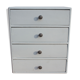 Old small cupboard with 4 drawers 37 cm high
