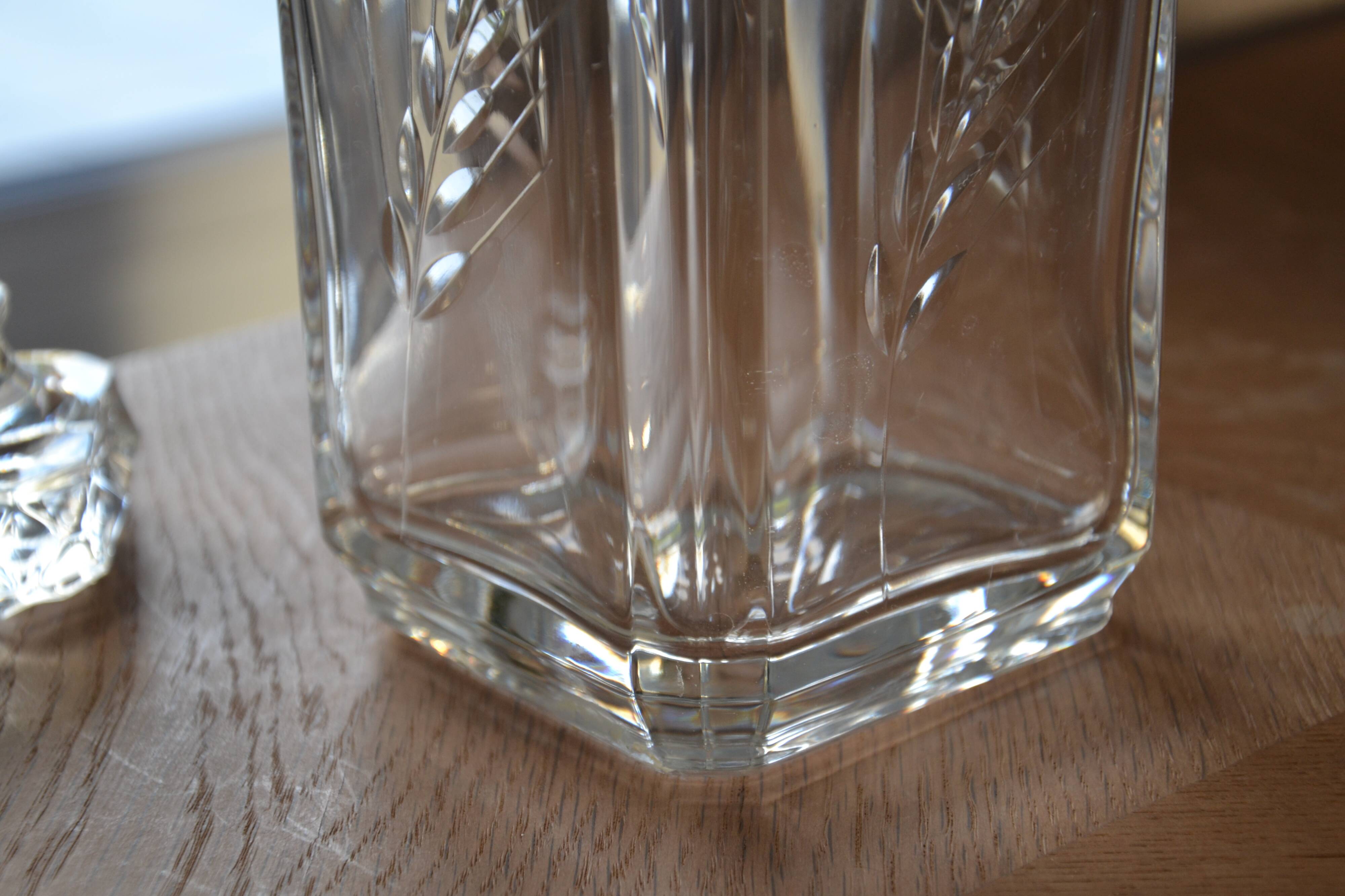 Crystal whisky carafe from Arques