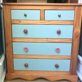 Commode en pin massif