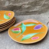 Set of 6 dessert plates Sarreguemines