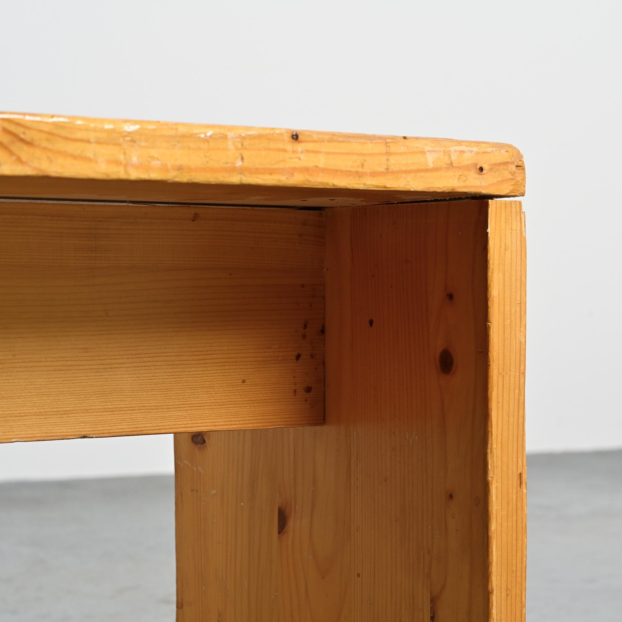 Pine stools from Les Arcs, circa 1975