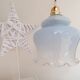 Suspension vintage bleue