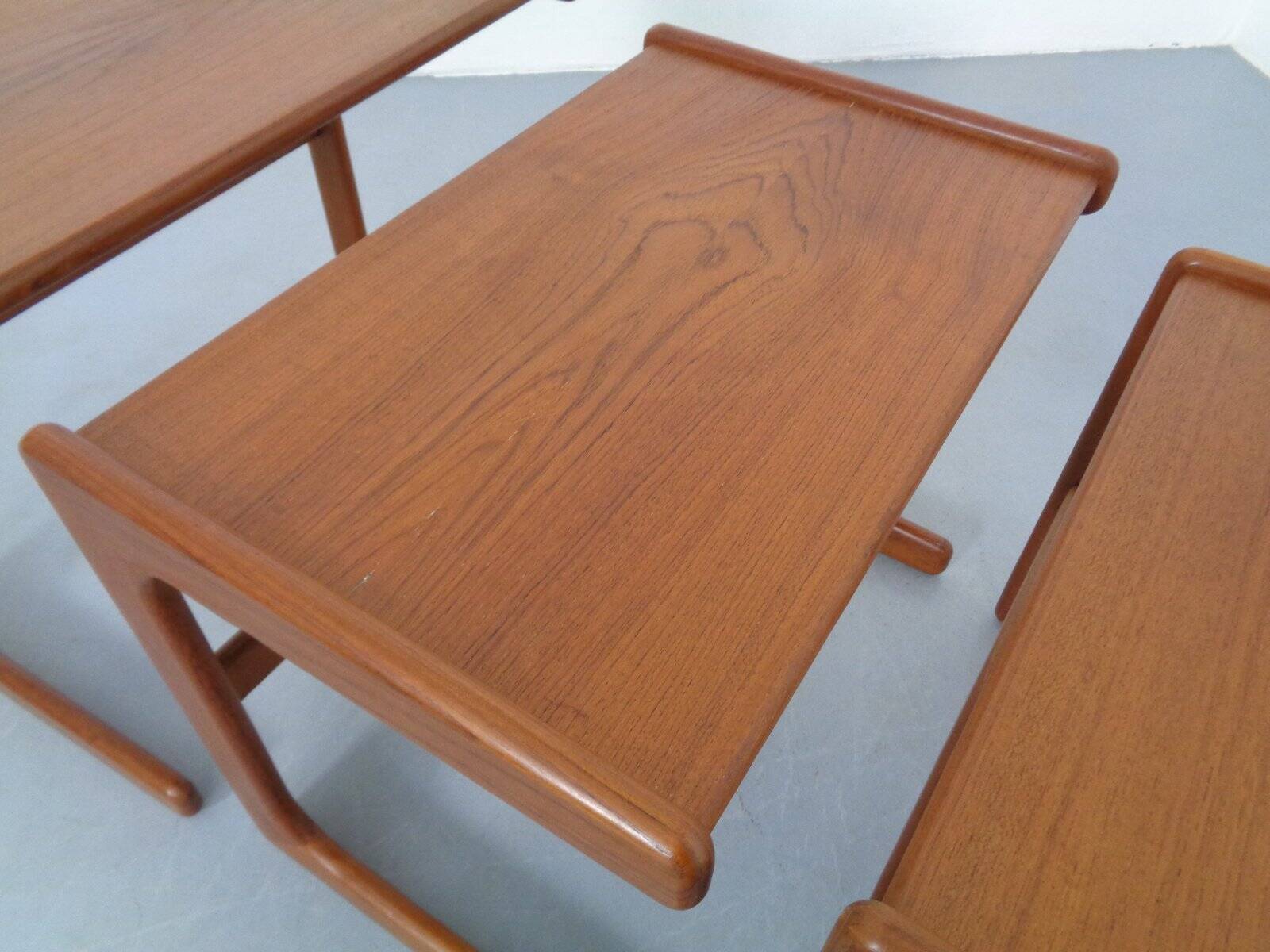 Danish Teak Nesting Tables from Salin Nyborg, 1960s, Set of 3