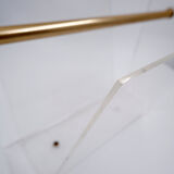 "Omega" magazine rack by David Lange, Roche Bobois plexiglass, 1970