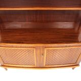 Scandinavian mahogany bookcase, Nya Eftr. Ehrlin Möbel AB, Sweden, 1950