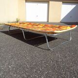 Vintage folding chaise chaise longue an 60 70