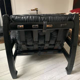 Armchair and footrest by Luciano Frigerio 1960