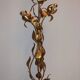 Gold-plated tree floor lamp by Hans Kögl, 1970s