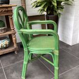 Rattan armchair