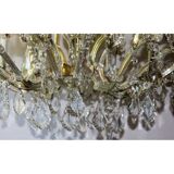 Supergrand chandelier with crystals 16 bulbs