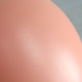 Mid-century pink sphere table lamp