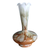 Marbled opaline vase, Stelvia, Empoli, Italy