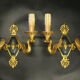 Pair of empire style swan sconces - petitot