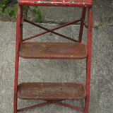 Stepladder, three steps, walking foot
