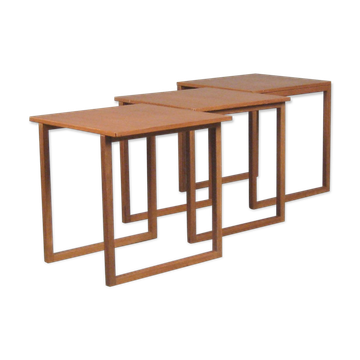 Pull out tables by Kai Kristiansen for Vildbjerg Møbelfabrik, 1960
