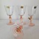 Set of 4 Rosaline Luminarc wine glasses
