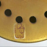 Mid-century modern pair of rare labeled Lumi Milano table lamps